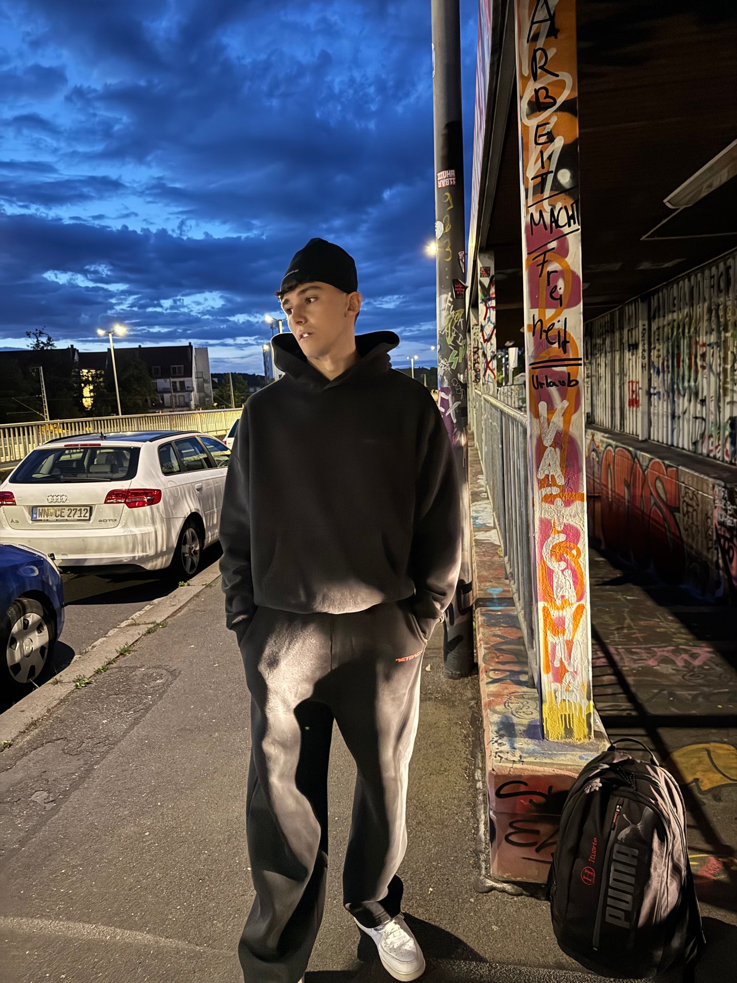 Tracksuit Set Black